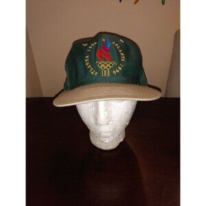 Vintage 1996 Atlanta Olympics Snapback Hat logo 7 90s Olympic Games